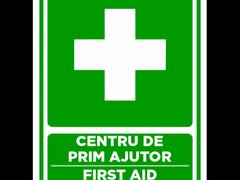 Semn centru de prim ajutor first aid centre